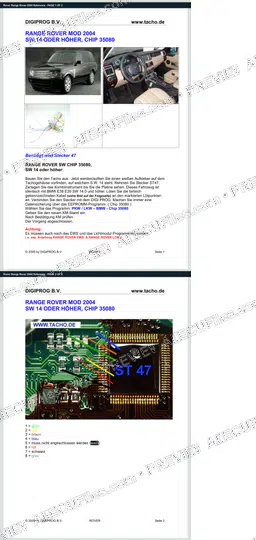 Watermarked preview of Rover Range Rover 2004 Reference