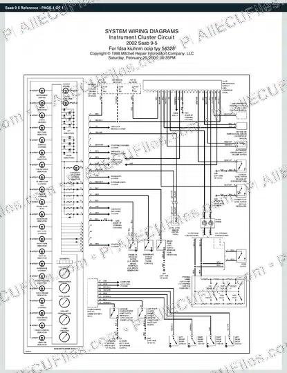 Watermarked preview of Saab 9 5 Reference