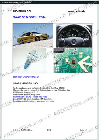 Watermarked preview of Saab 93 24c02 Mod 2004 Reference