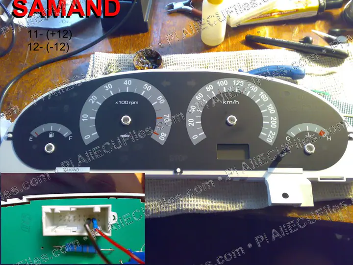 Watermarked preview of Samand VDO 93s56 Reference