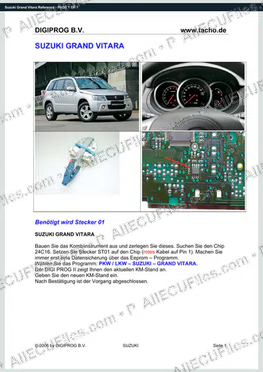 Watermarked preview of Suzuki Grand Vitara Reference