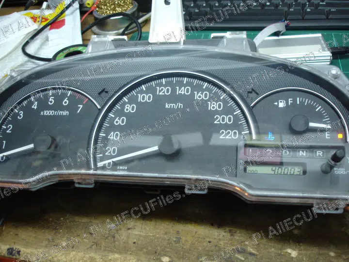 Watermarked preview of Toyota 2009 Avensis Cluster Reference