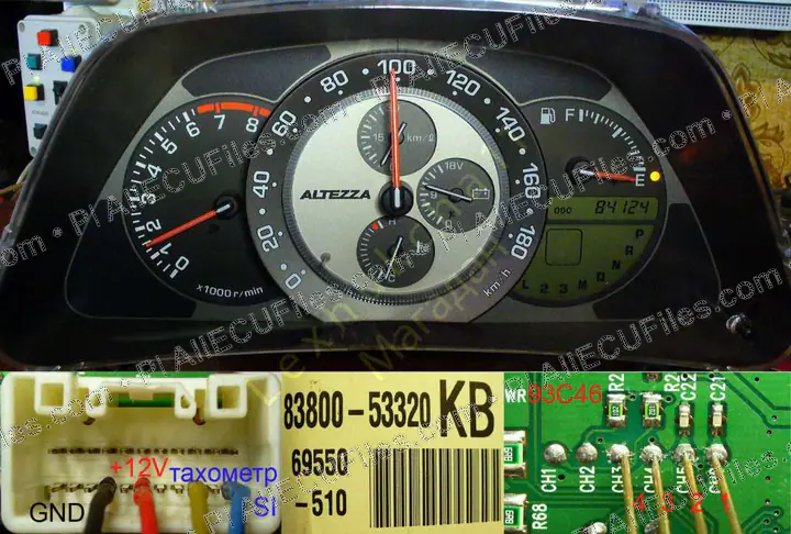 Watermarked preview of Toyota Altezza 2001 Reference