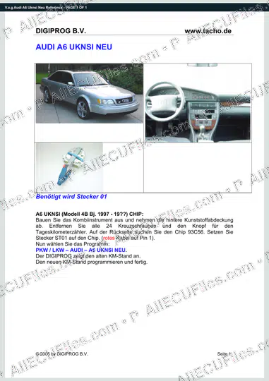 Watermarked preview of V.a.g Audi A6 Uknsi Neu Reference