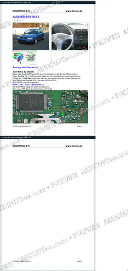 Watermarked preview of V.a.g Audi Mm 4 99 Hc12 Reference