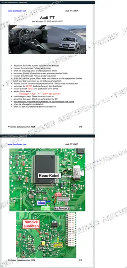 Watermarked preview of V.a.g Audi Tt 2007 Reference