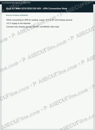 Watermarked preview of V.a.g Technical Notes Reference