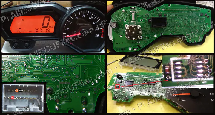 Watermarked preview of Yamaha Fz6 S2 93c56x16 Reference